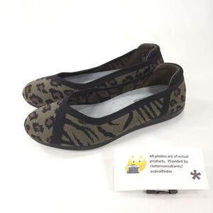 Cloudsteppers by Clarks Casual Ballet Flat Womens Size 5 61338074 Gray Black